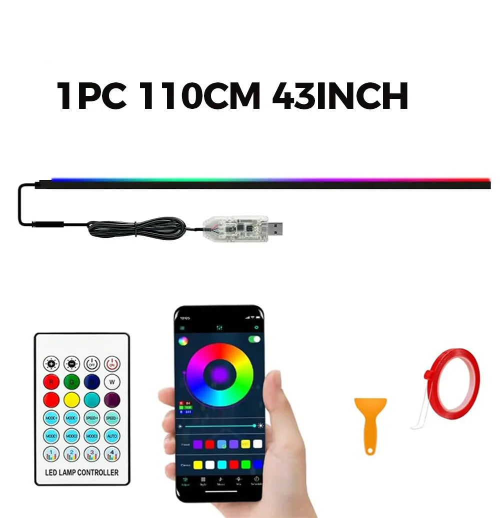 Pro Ring Light with Adjustable Color Temperature for Content Creation 1PC 110cm 43.31in Tidesmit