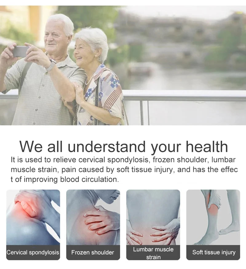DDS Bioelectric Therapy massager for pain relief, meridian relaxation, and muscle strain treatment for home health use.