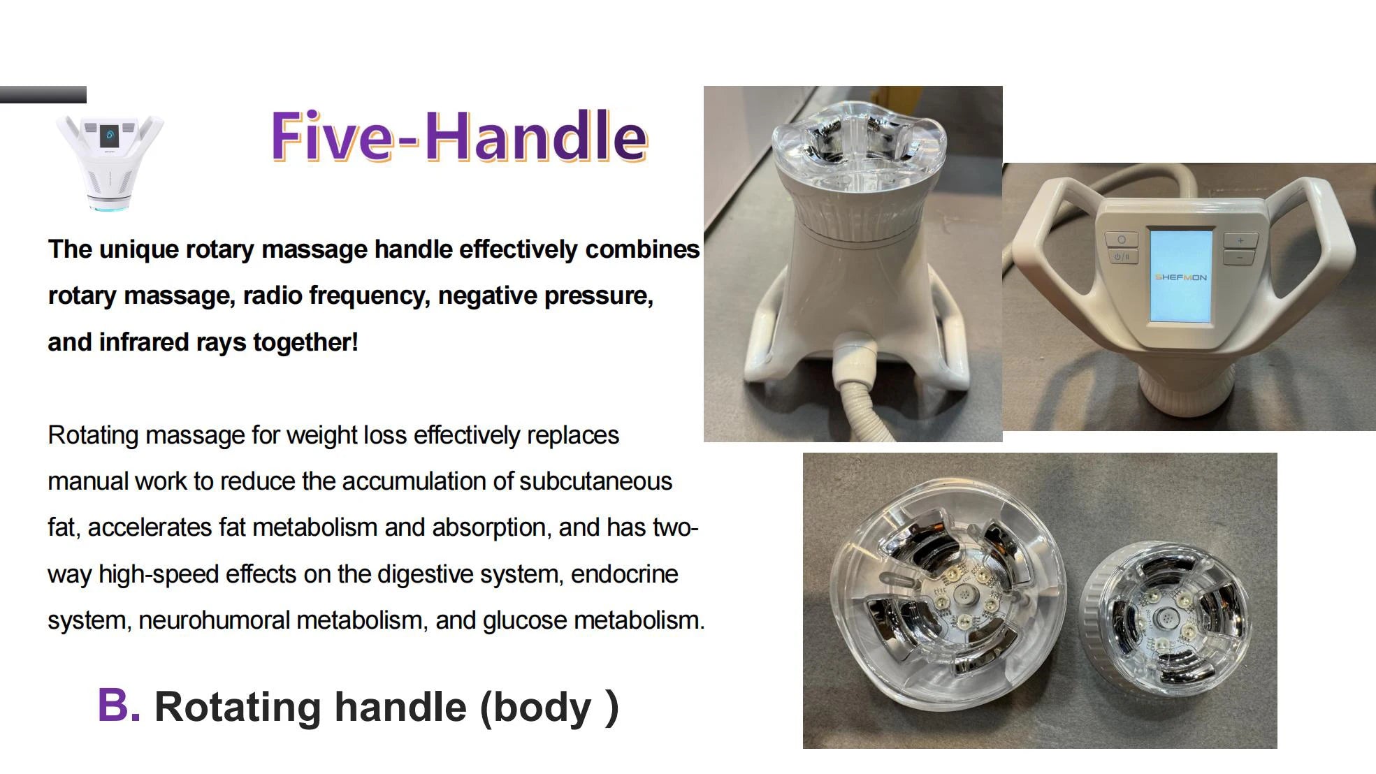 Vacuum Body Massage Machine for Cellulite Reduction by Tidesmit Back Massage Instrument Tidesmit