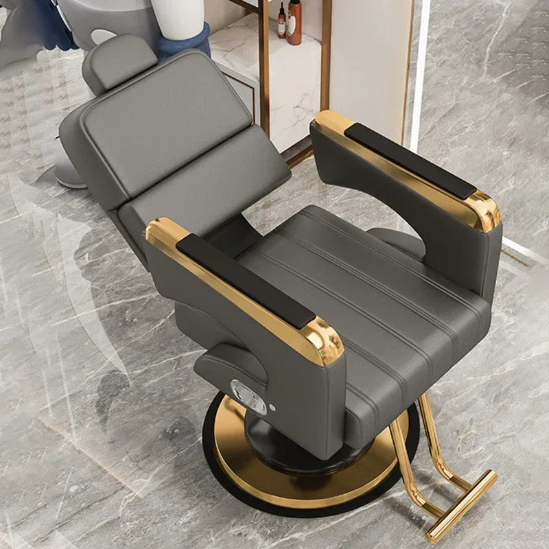 Barber Chair 360° Hydraulic Reclining Salon Station - Durable EU Design Massage Chairs Style-17 Tidesmit