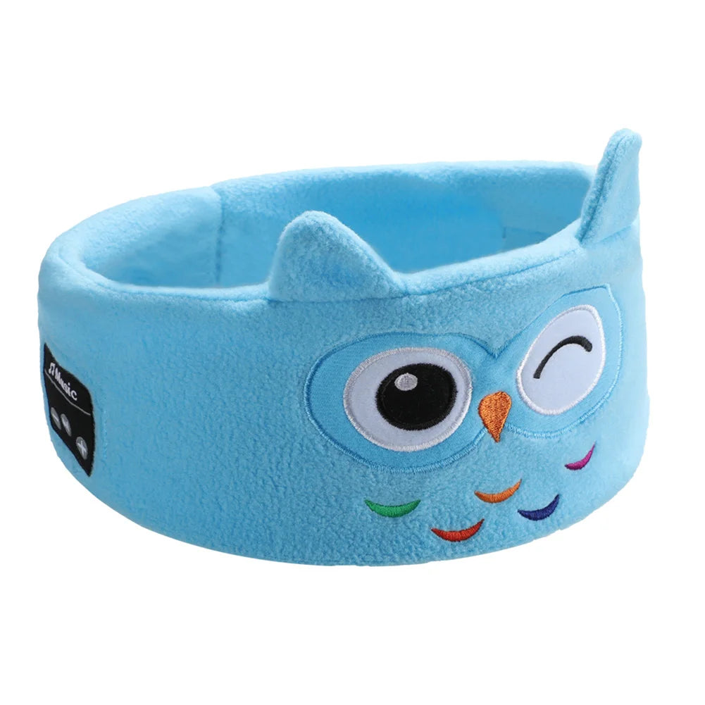 Wireless Bluetooth Sleeping Eye Mask with Integrated Headset for Travel Owl Tidesmit