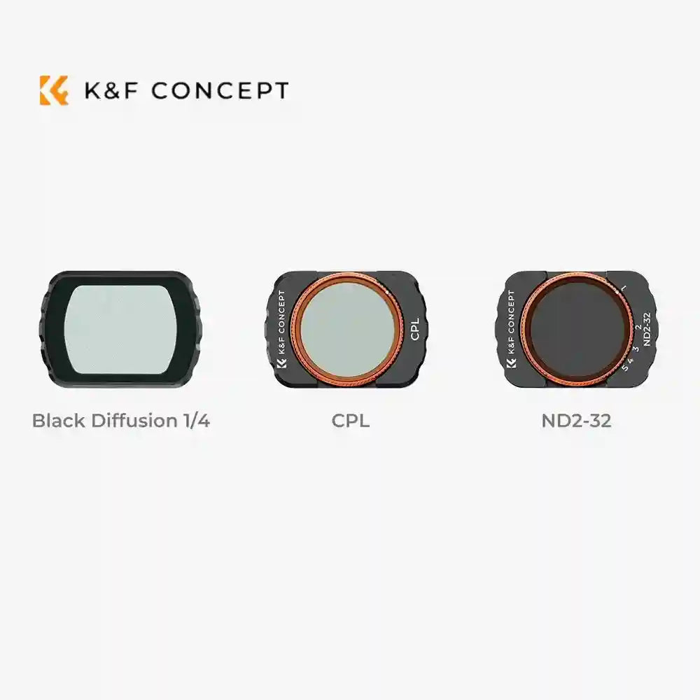 DJI Osmo Pocket 3 ND/CPL Filter Set with Screen Protector Kit Tidesmit