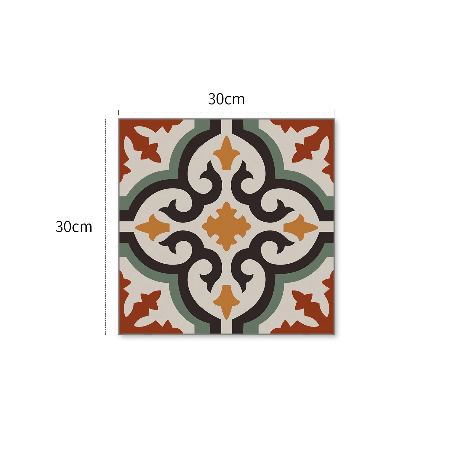 Peel and Stick Floor and Wall Tile Waterproof  Flooring for Bathroom, Vinyl Self Adhesive Flooring Tile 6PCS Backsplash
