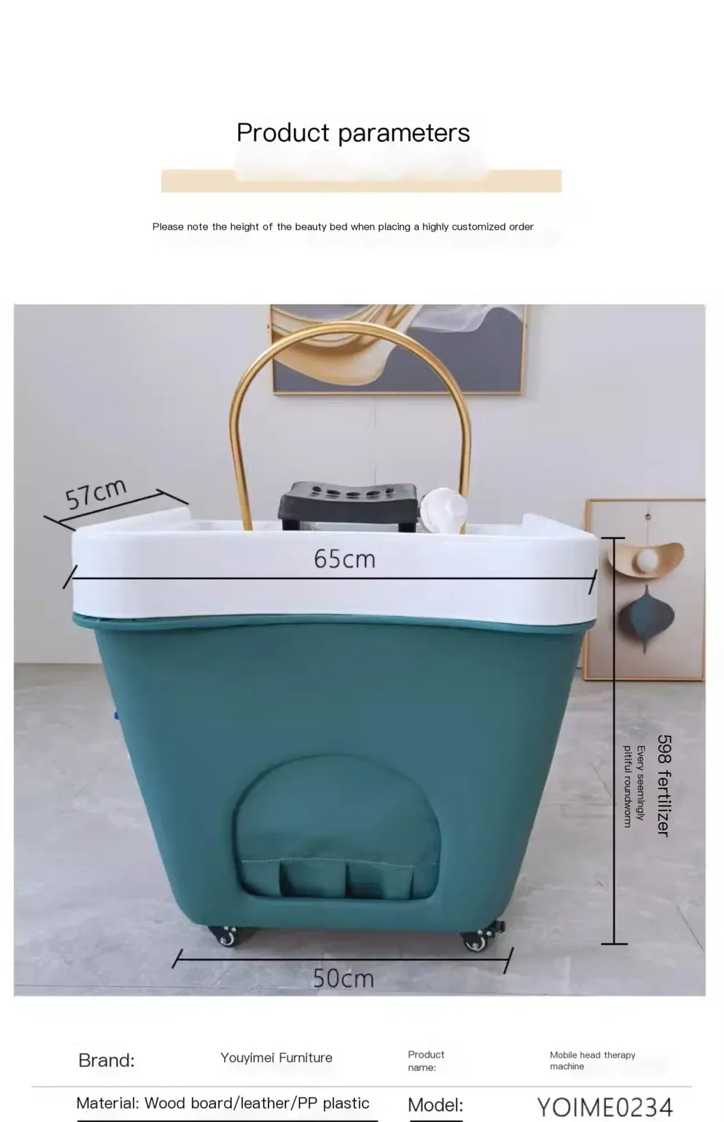 Head Spa Water Circulation Station | Professional Salon Therapy Unit Massage Chairs Tidesmit