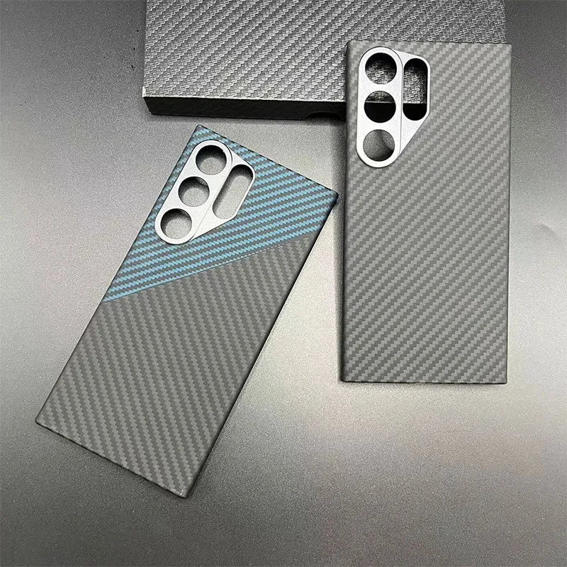 Samsung Galaxy S24 Ultra Carbon Fiber Case - Slim Magnetic Drop Protection Tidesmit