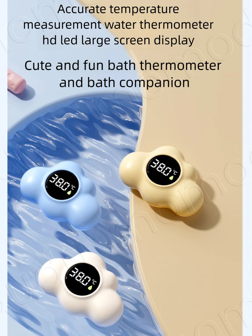 Baby Bath Temperature Meter Floating Digital Water Baby Bath Temperature Meter LED Display Temperature Tester Safety Cartoon