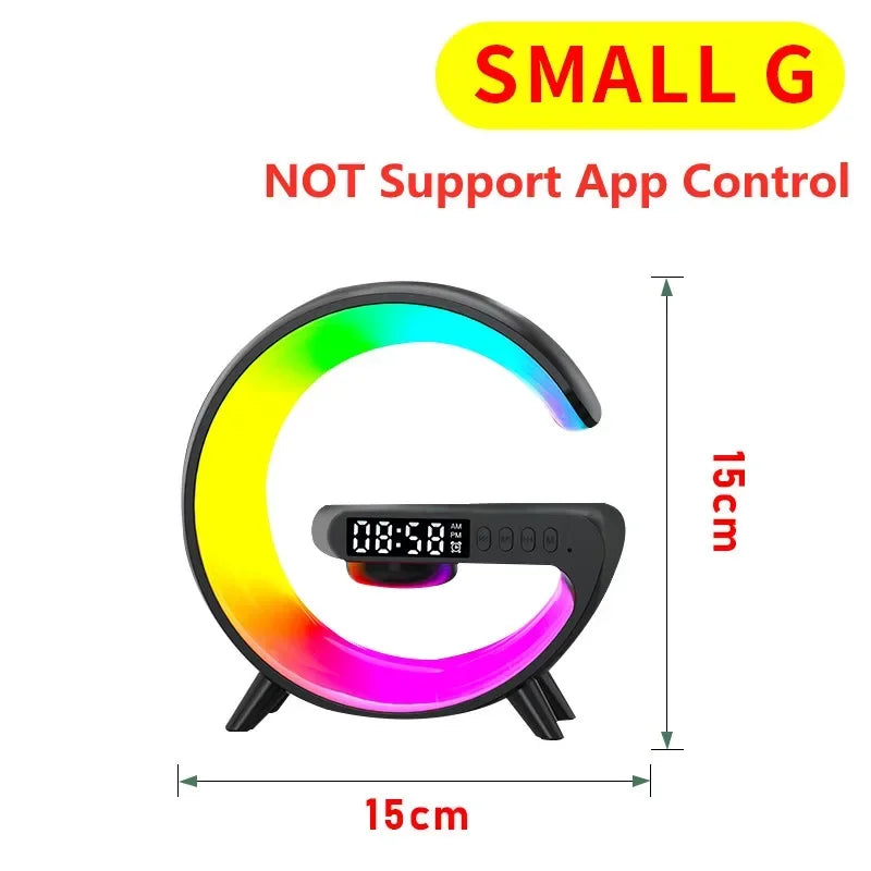 Wireless Bluetooth Speaker and Charging Station | Tidesmit Tech Small G black Tidesmit
