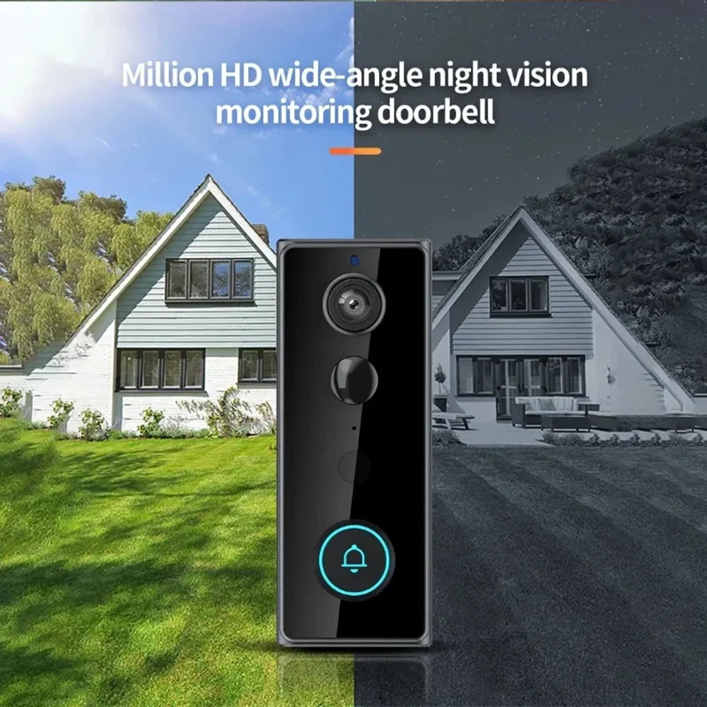 Wireless WIFI FHD Tuya Doorbell IP65 Waterproof Video Intercom with Camera for Home Security PIR Motion Detection Night Vision