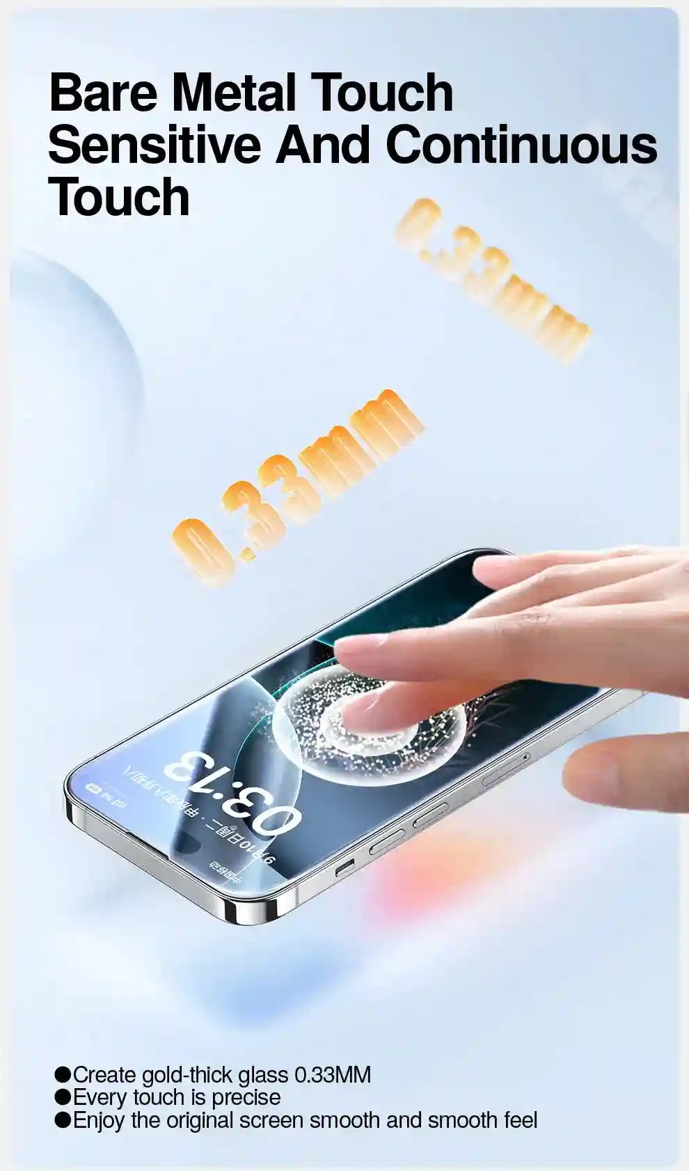 iPhone 17 Pro Max Screen Protector | Dust-Free 9H Tempered Glass AE Tidesmit