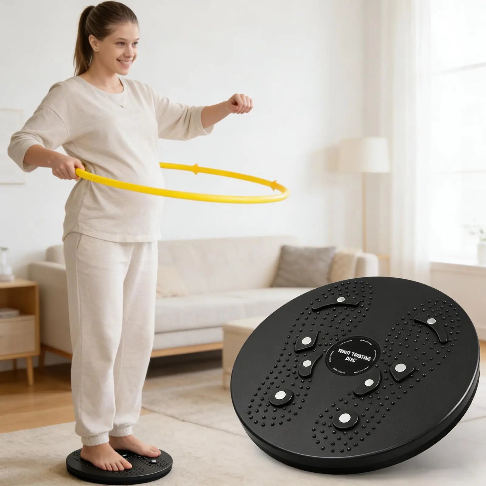 Waist Twisting Disc: Core Fitness and Massage Plate - Tidesmit Body Shaping Massage Equipment Tidesmit