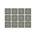 15x15cm Moroccan Style Peel and Stick Tile Stickers, Self Adhesive Waterproof Wall Decor for Kitchen Bathroom (ART Series)