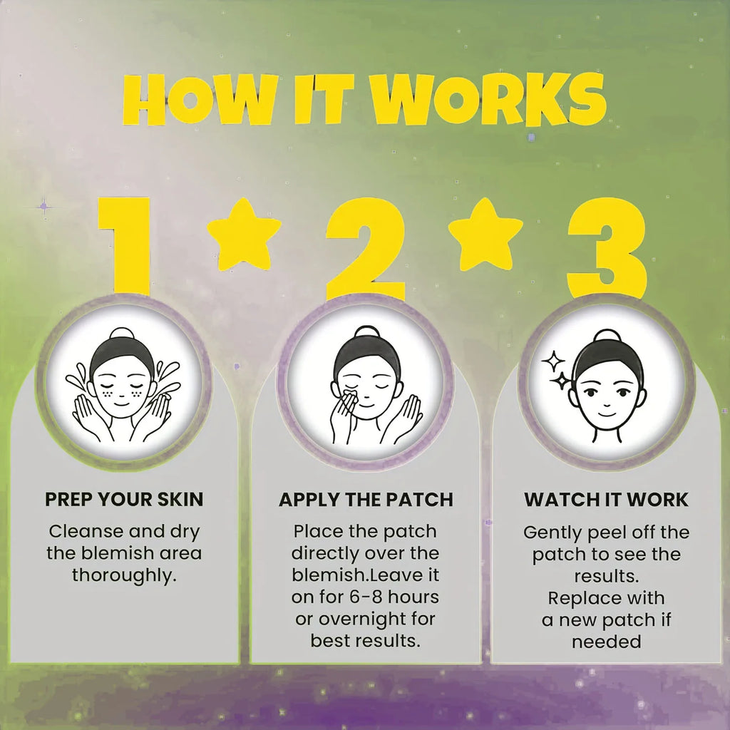 Tidesmit invisible waterproof hydrocolloid acne patch for effective facial cleansing care