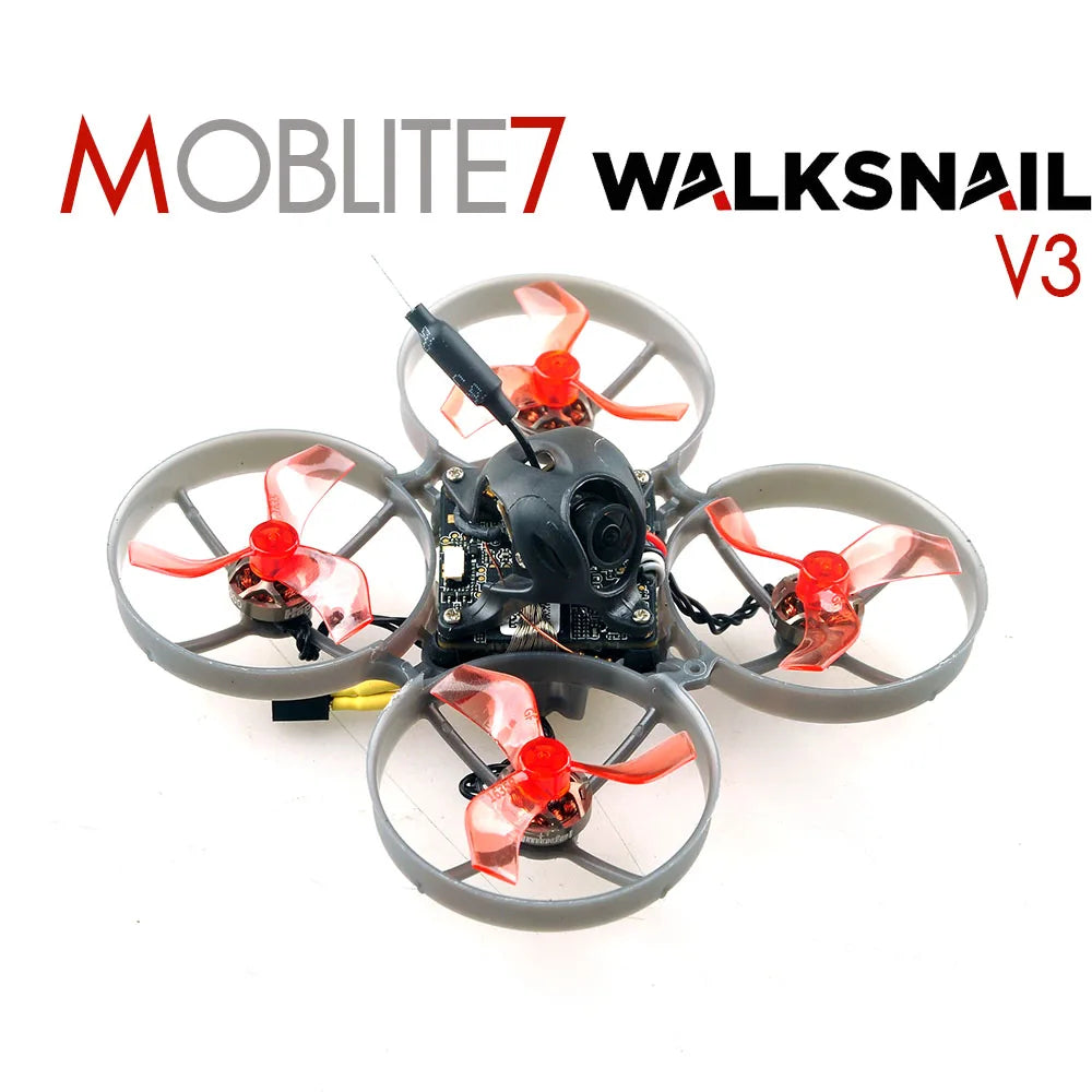 Moblite7 Walksnail V3 75mm 1S HD FPV Whoop Drone - UART ELRS UART ELRS V3 Tidesmit