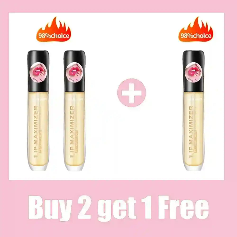 Lip Plumper Oil Serum: Instant Volume & Nourishing Lip Care Treatment Lip Care 3PCS Tidesmit