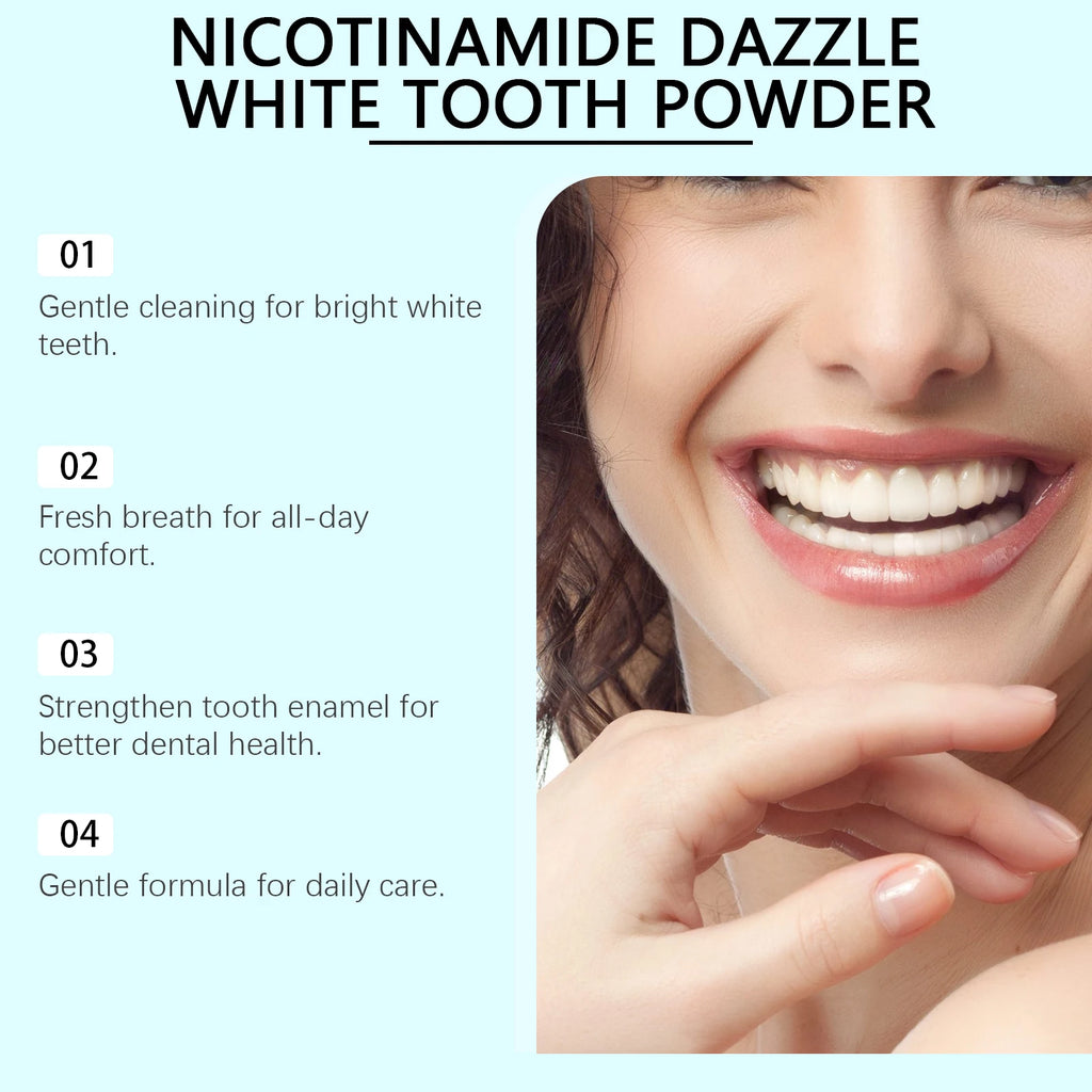 Tidesmit Niacinamide teeth whitening toothpaste for plaque removal, stain repair, and lasting fresh breath