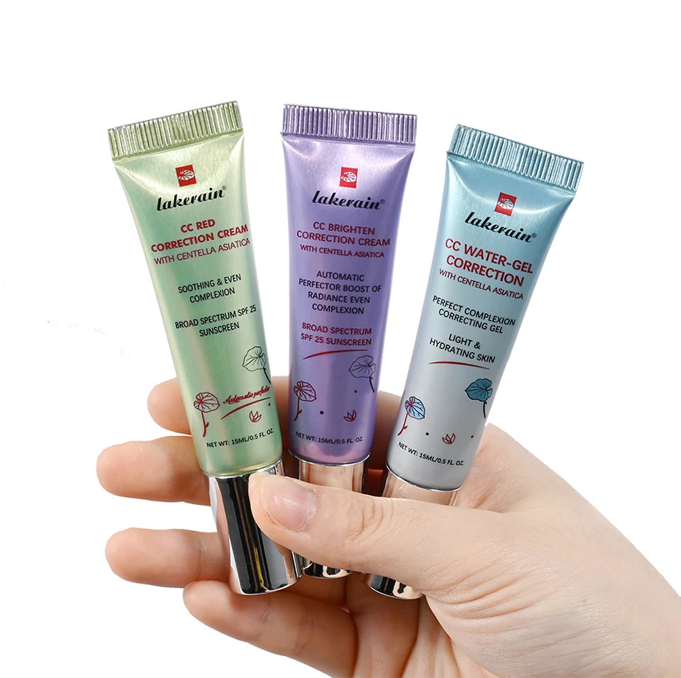 Tidesmit waterproof CC cream texture close-up for moisturizing skin correcting and long-lasting face makeup