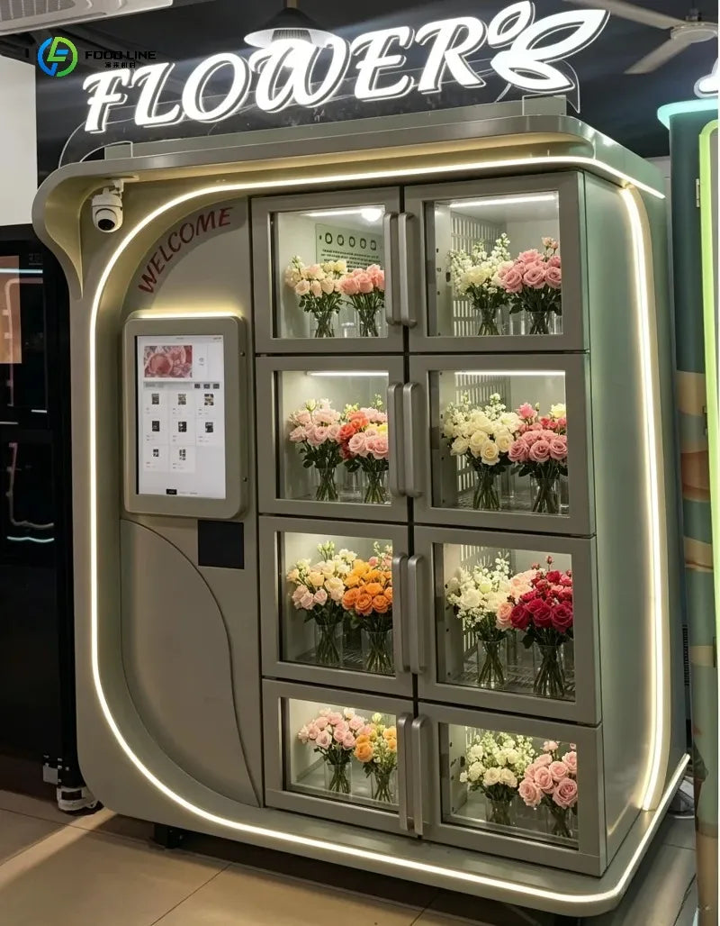 Tidesmit Smart Flower Vending Machine 100V-240V EU Plug 5-8 Bouquets