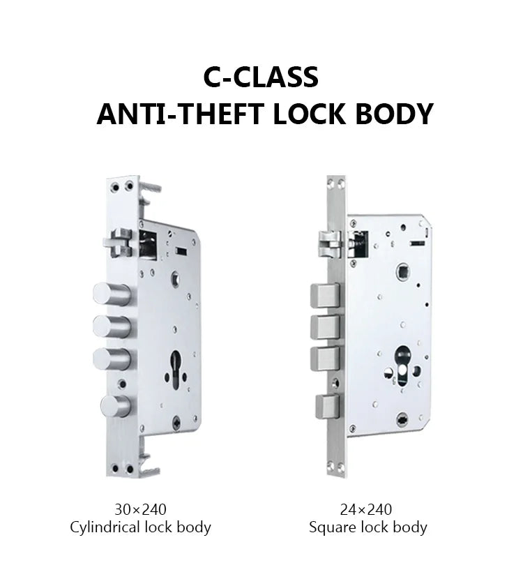 3DCamera TTlock Waterproof Bluetooth Wifi Fingerprint Smart Lock Electronic Intelligent Biometric Code Digital Door Lock