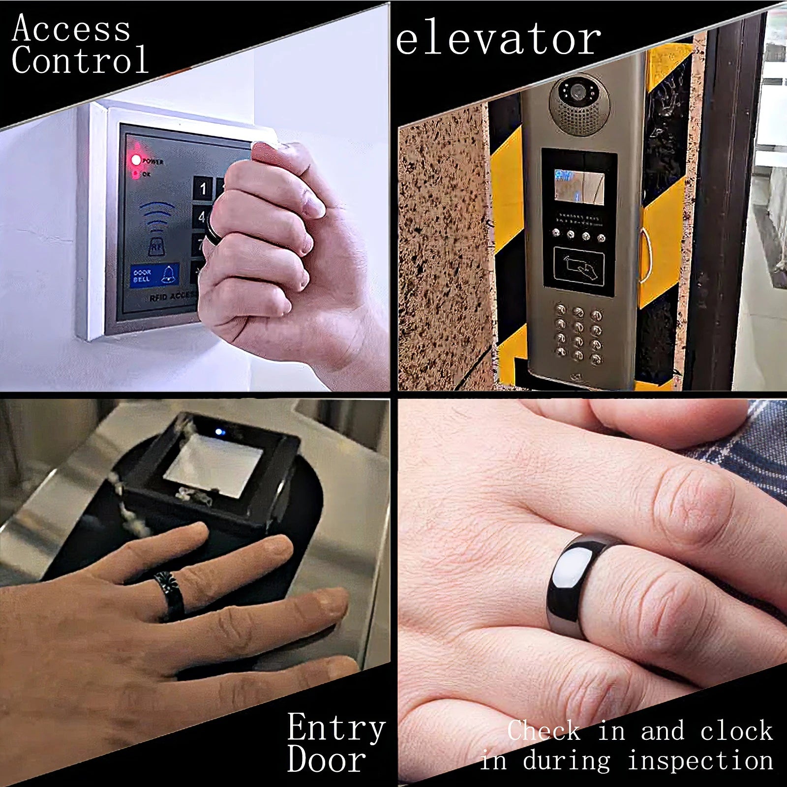 Tidesmit RFID Smart Ring: 13.56MHz NFC Health & Access Control Tidesmit