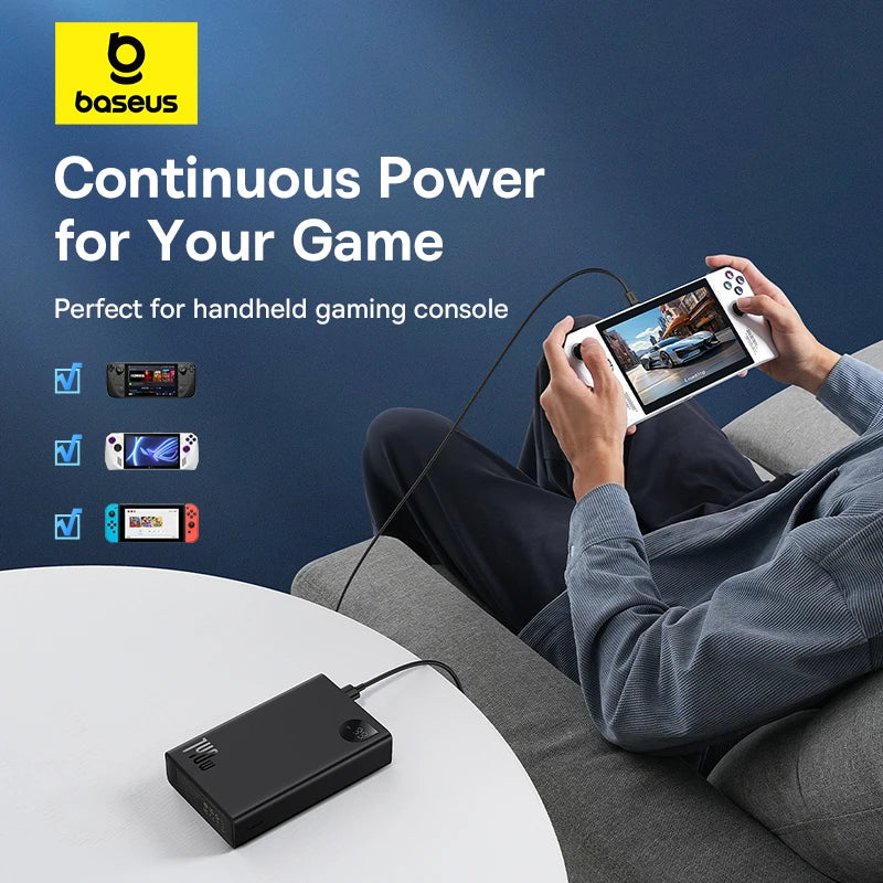 Tidesmit 140W Fast Charging Power Bank - 24000mAh High Capacity Battery Tidesmit