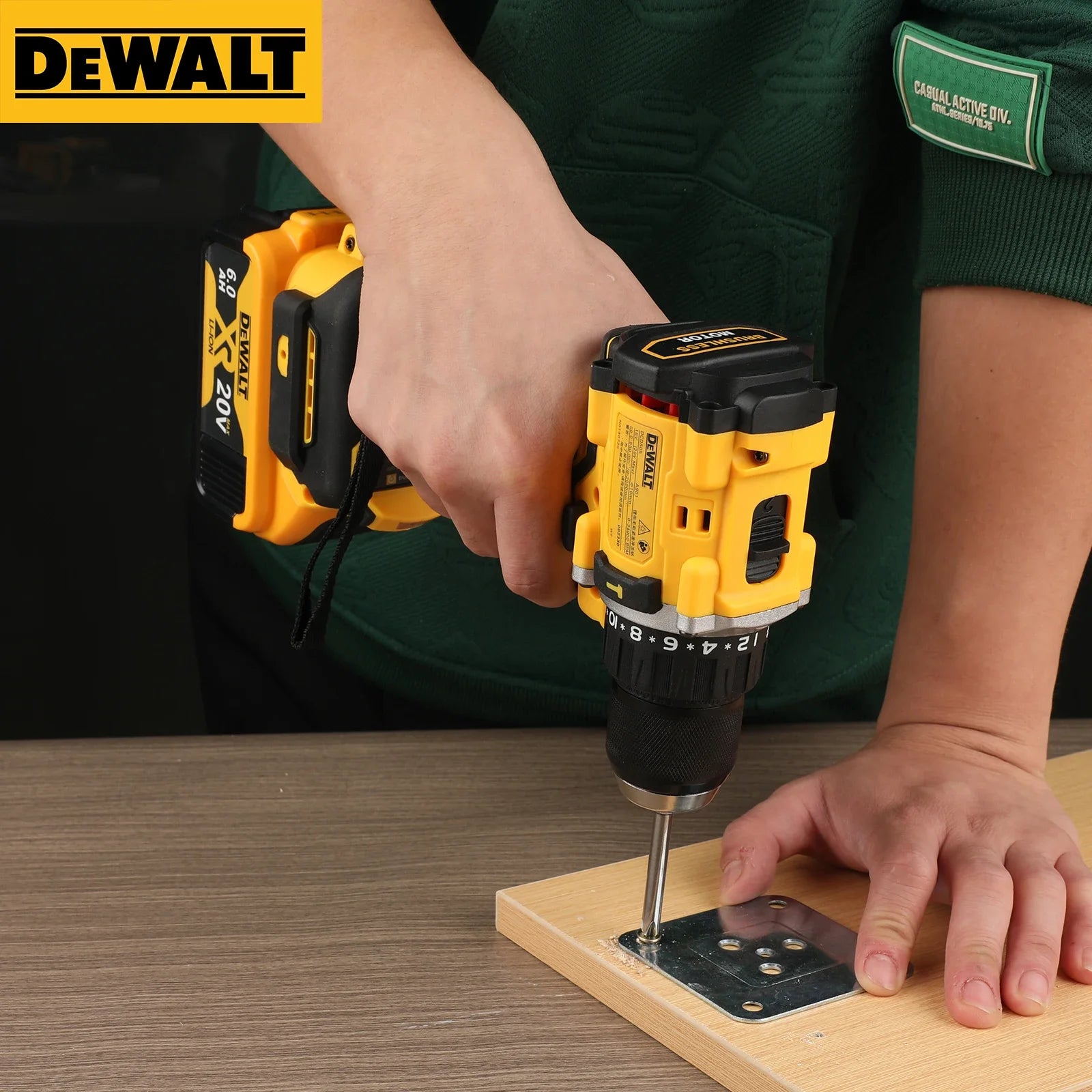 Global Air Shipping DEWALT DCD805 20V Power Tools Brushless Impact Drill Cordless Electric Screwdriver Multi-Function Hand Drill