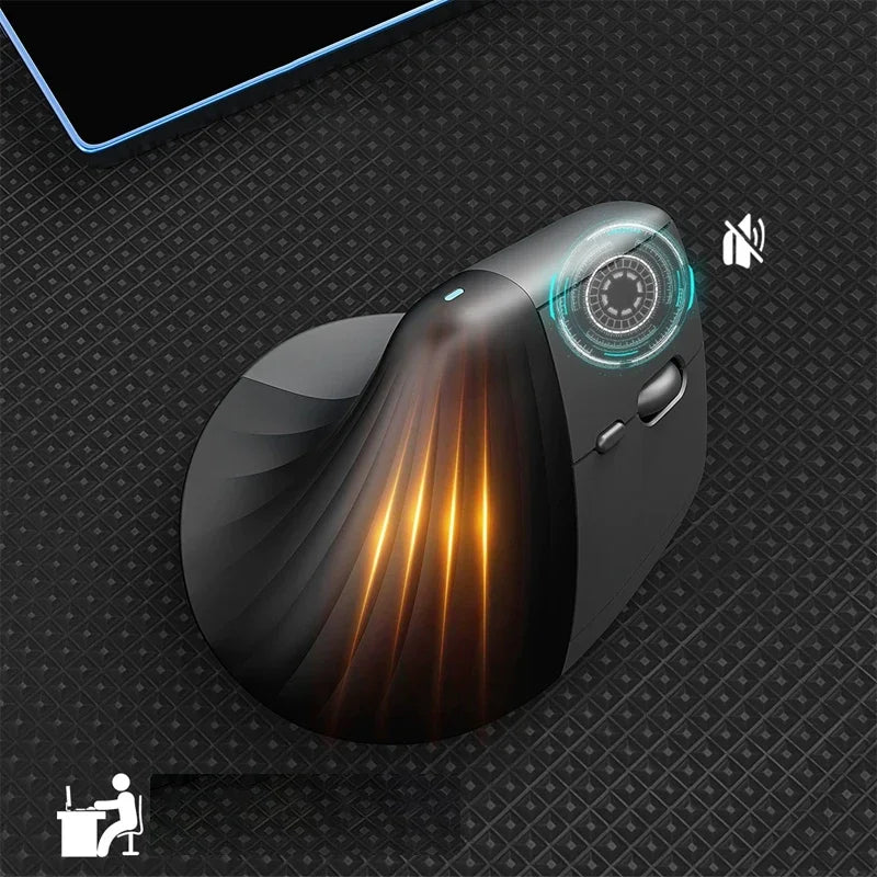 Lift Ergonomic Bluetooth Wireless Mouse Vertical Mouse Small Mouse Business Office 3 Devices Switch In Seconds