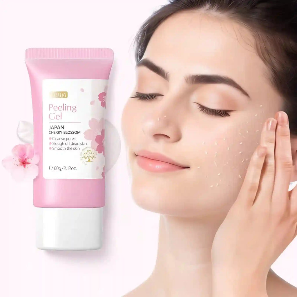 Cherry Blossom Exfoliating Gel - Deep Cleaning & Hydrating Formula 60g Scrubs Treatments Tidesmit