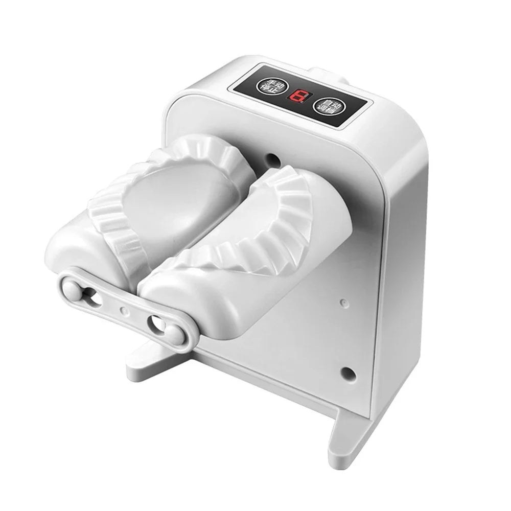 Tidesmit automatic electric dumpling maker machine showing rechargeable press mold mechanism for ravioli and empanadas