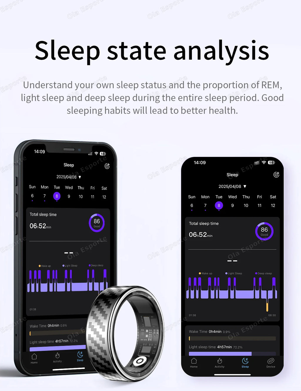 2025 Smart Ring Call Alert, Message Notification, Hand Gestures Control, Health Manager, IP68 5ATM Waterproof Ring For Men Women