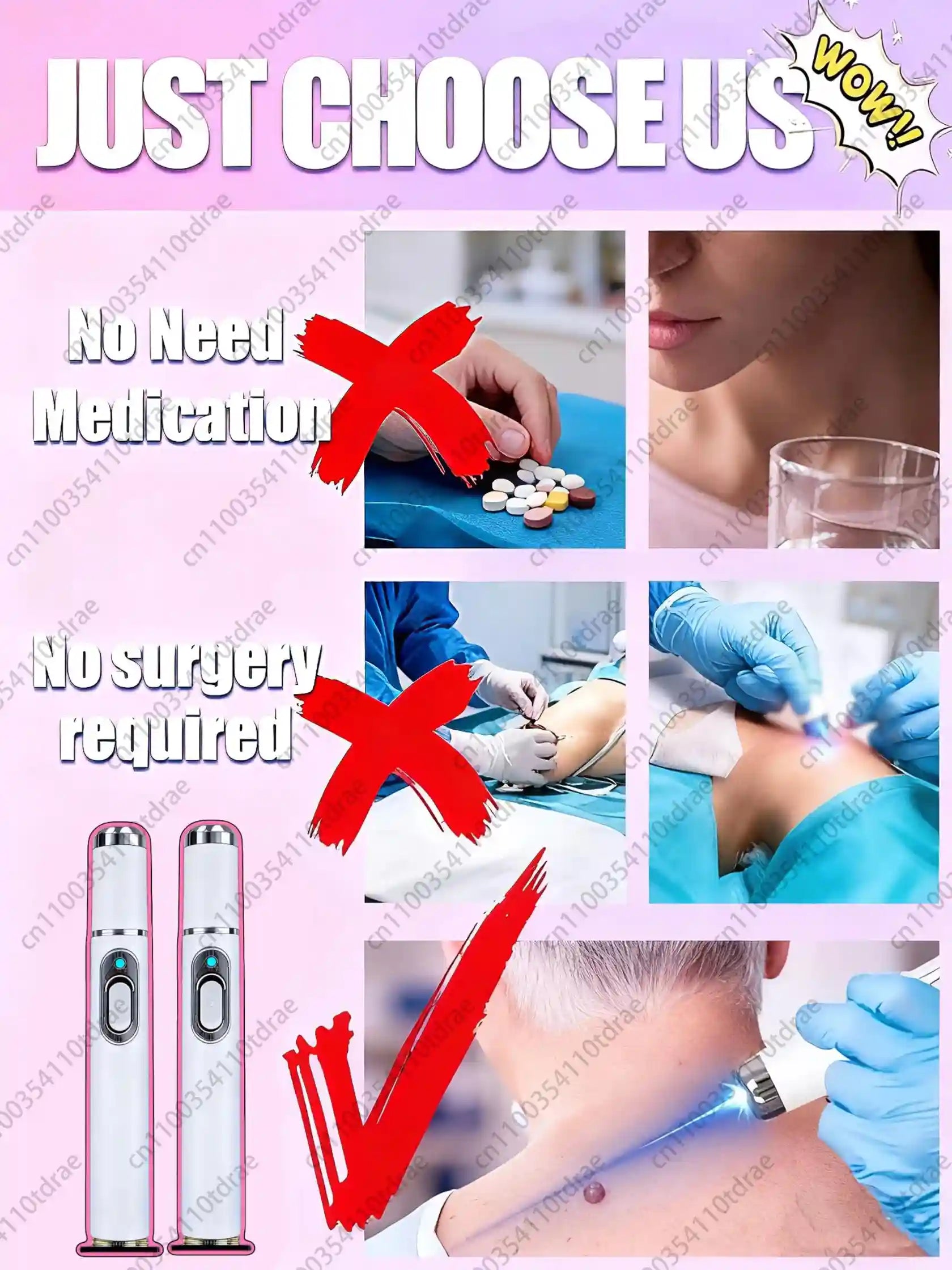 Wart Removal Roller for Home Use - Painless Fast Acting Applicator Massage Roller Tidesmit