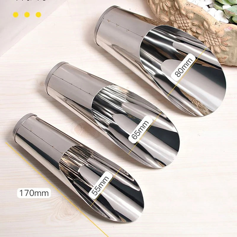 Stainless Steel Bucket Shovel Potted Cultivation Cylinder Mini Fleshy Plant Soil Spade&Shovel Gardening