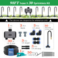 Smart Bluetooth Gardening Irrigation Timer Mist Cooling Kit APP Customized Watering Program Quick Connection Accessories