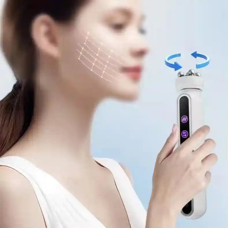EMS Facial Massager & RF Skin Firming Device | Tidesmit White Eye Massage Instrument Tidesmit