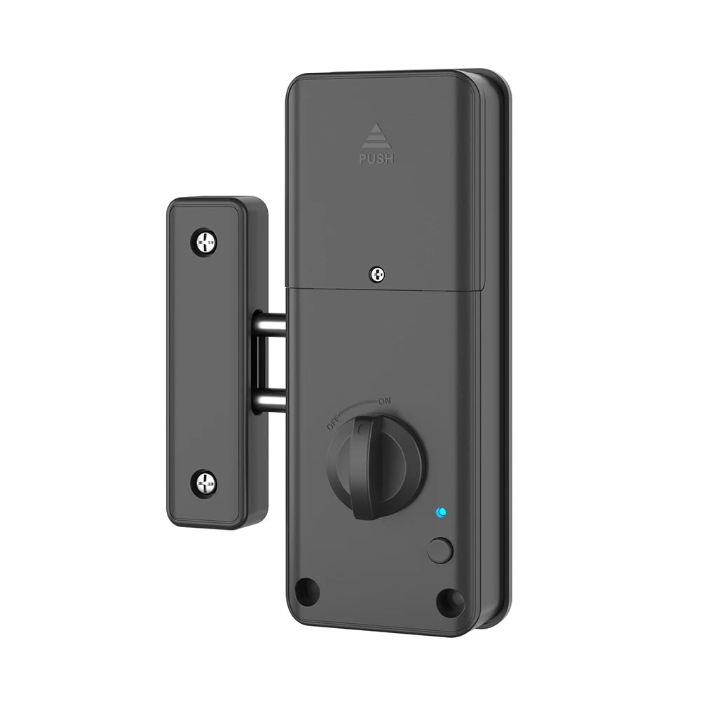 TTLock APP Remote Control Automatic IC Card Motor Lock Invisible No Drill Hole Installation For Wooden Door