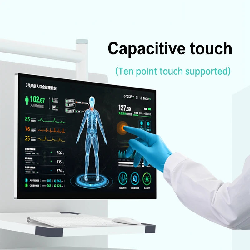 VCHANCE 21.5'' Full HD 1080p 100%sRGB Portable Medical Monitor with VESA Mount Display External for Hospital Diagnostic Devices