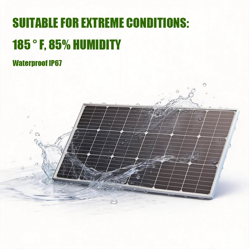 3000W Foldable Portable Monocrystalline Solar Panel 18V High Output Solar Generator for Home RV Camping Off Grid Energy
