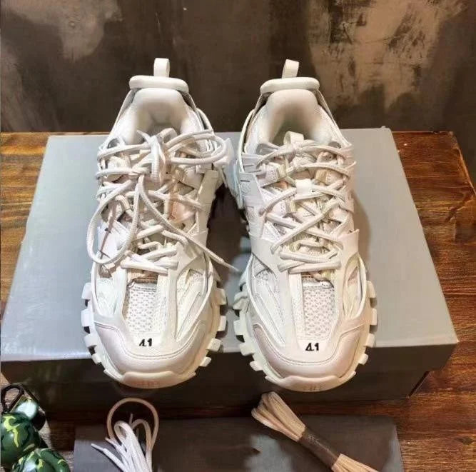 2026 Original Top Quality Lace-up Sport Shoes Genuine Leather Track Shoes Luxury Designer Fashion Sneakers for Men Women