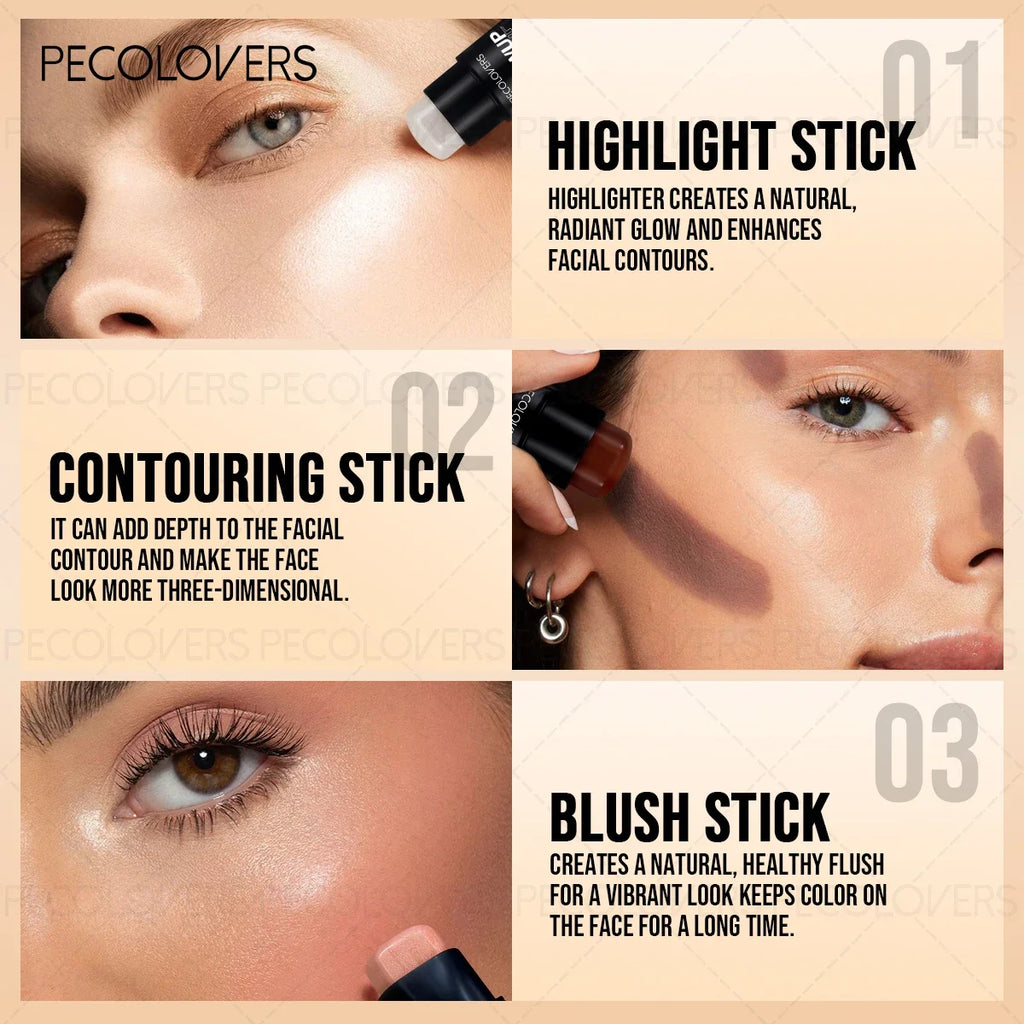 Tidesmit natural pearlescent facial highlighter texture close-up for face and body makeup