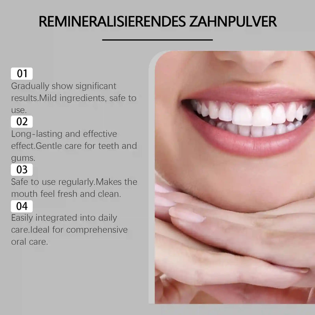 Tidesmit Hydroxyapatite Teeth Whitening Powder for professional stain removal and fresh breath oral care