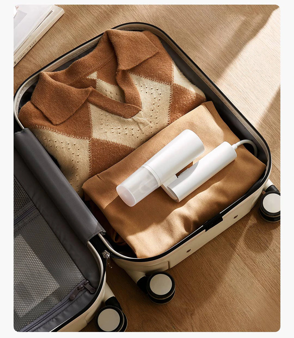 Tidesmit MIJIA Handheld Garment Steamer 2, portable foldable steam cleaner for garment care and mite removal.