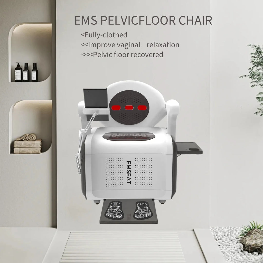 Postpartum Pelvic Floor Chair: Non-Invasive Muscle Stimulator - EU Plug Relaxation Treatment Tidesmit
