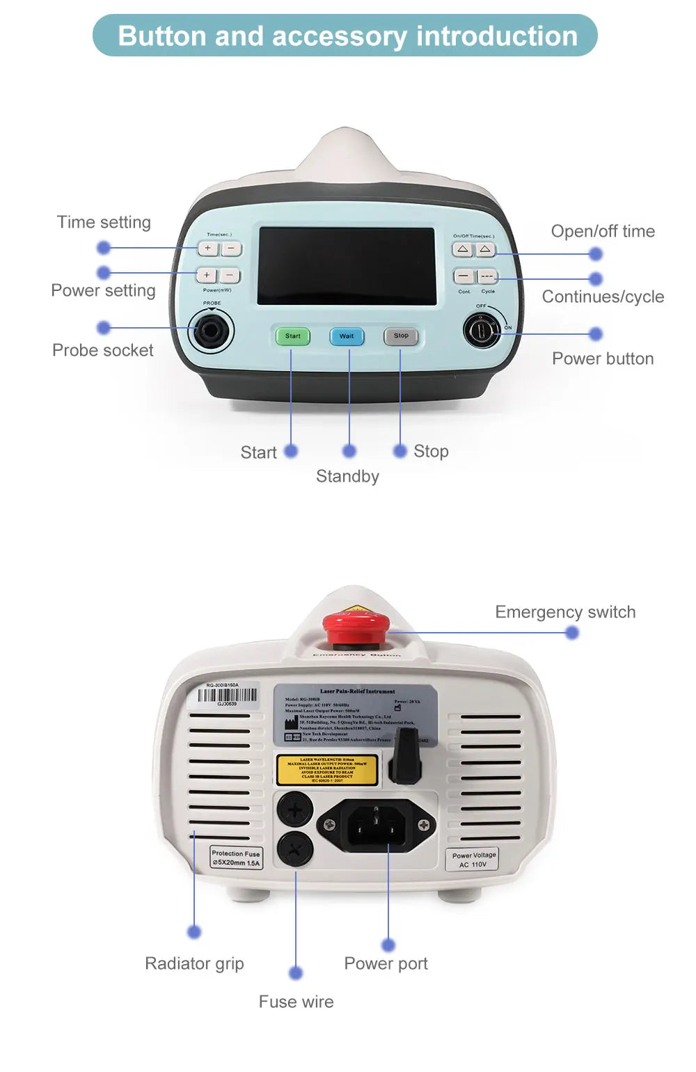 Cold Laser Therapy Device 810nm | Pro Muscle Relief Wellness Tool Body Shaping Massage Equipment Tidesmit