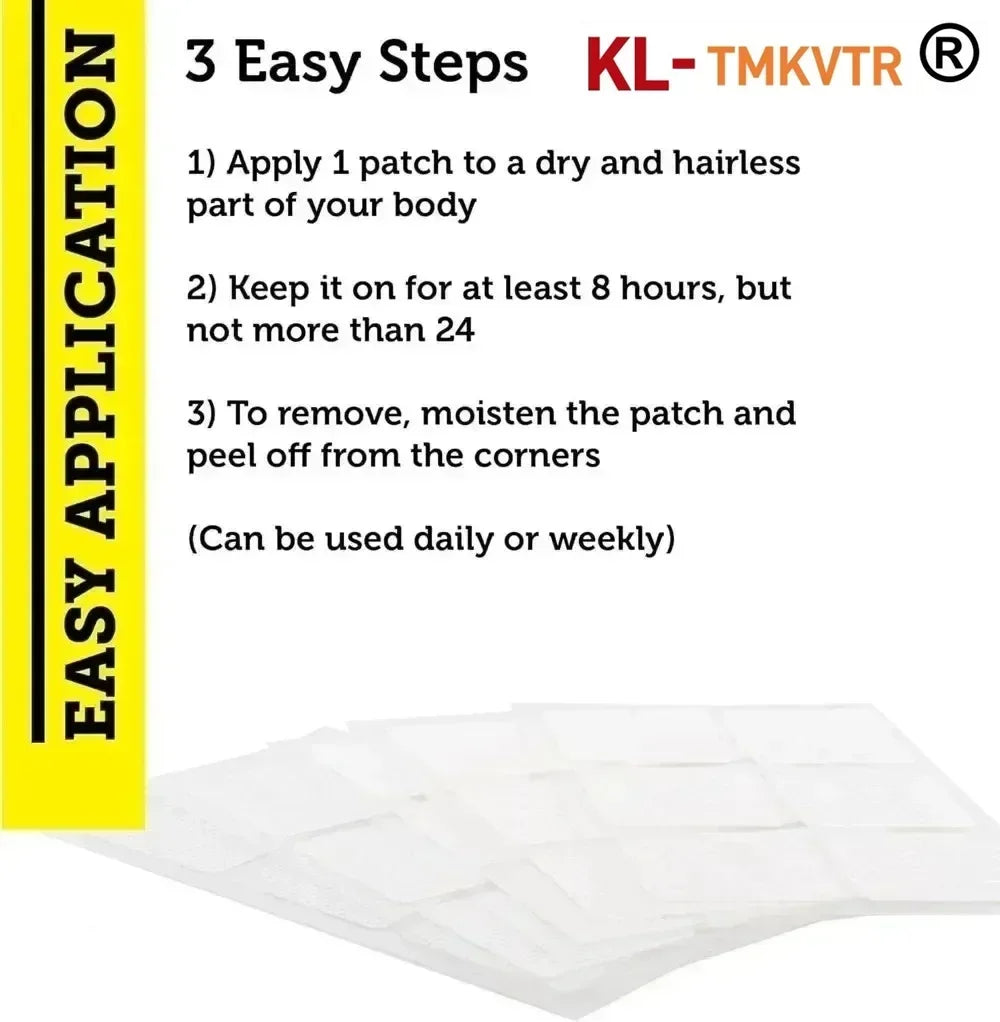 30 Patches Potassium Magnesium Transdermal Patches with Glycinate, Taurate, Citrate,Potassium for Immune Health & Muscle Support