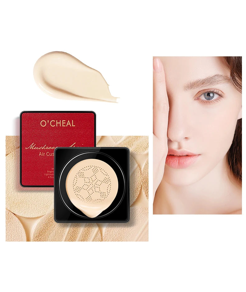 Tidesmit Mushroom Head BB Cream foundation cushion for face makeup showing product texture detail