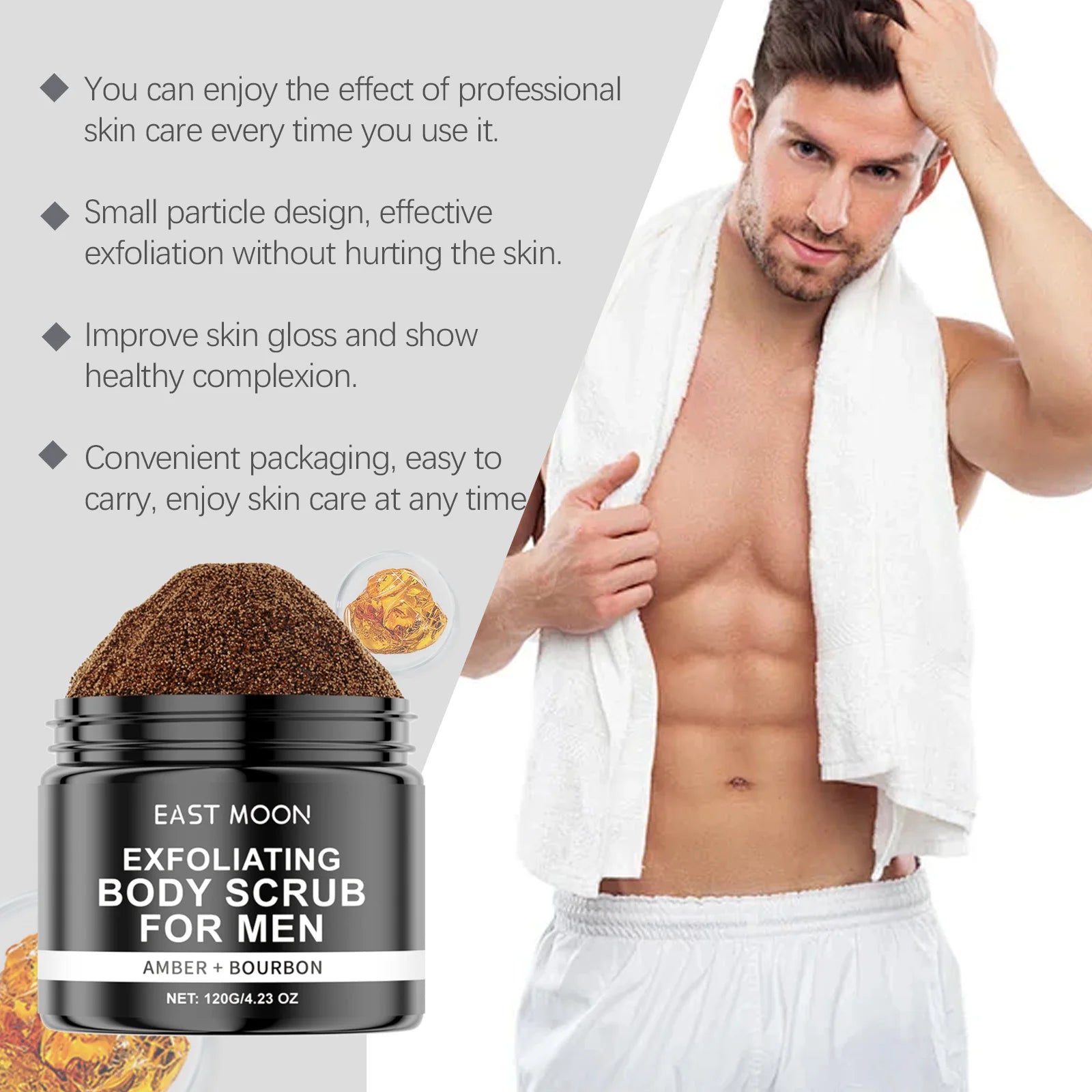 Caramel Sea Salt Body Scrub – Deep Hydration Natural Exfoliant (150g) Scrubs Treatments Tidesmit