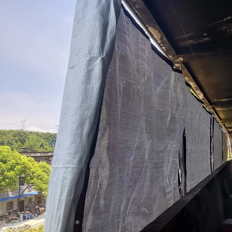 Shading 55~99% Aluminum Foil Sunshade Net Silvery Anti-UV Awning Fence Privacy Screen Garden Sun Shade Mesh Car Sun Shed Canopy