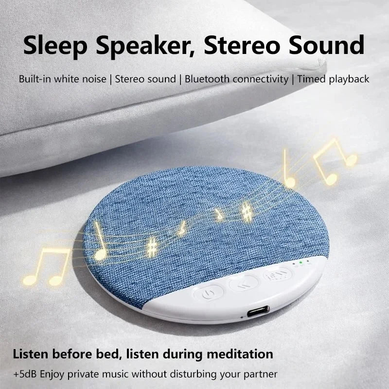 Lenovo New Sleeping Bluetooth Speaker Mini Nature Sound White Noise Soundbar Wireless MP3 Music Player Ultra Thin Timed SpeakerS