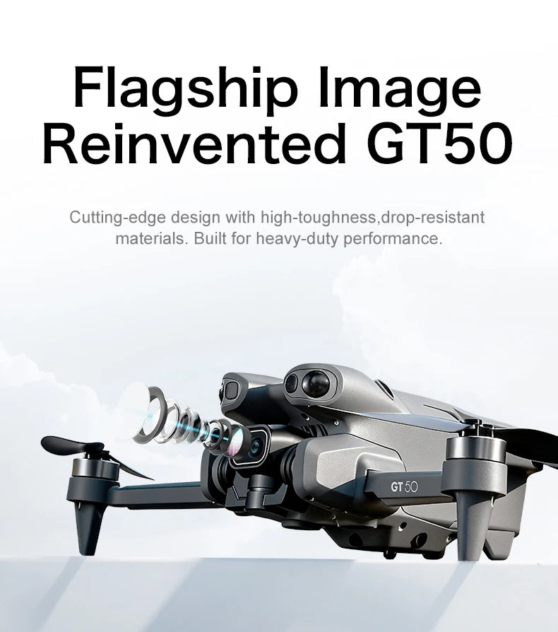 4K Camera Drone with GPS - Foldable Brushless RC Quadcopter by Tidesmit Tidesmit