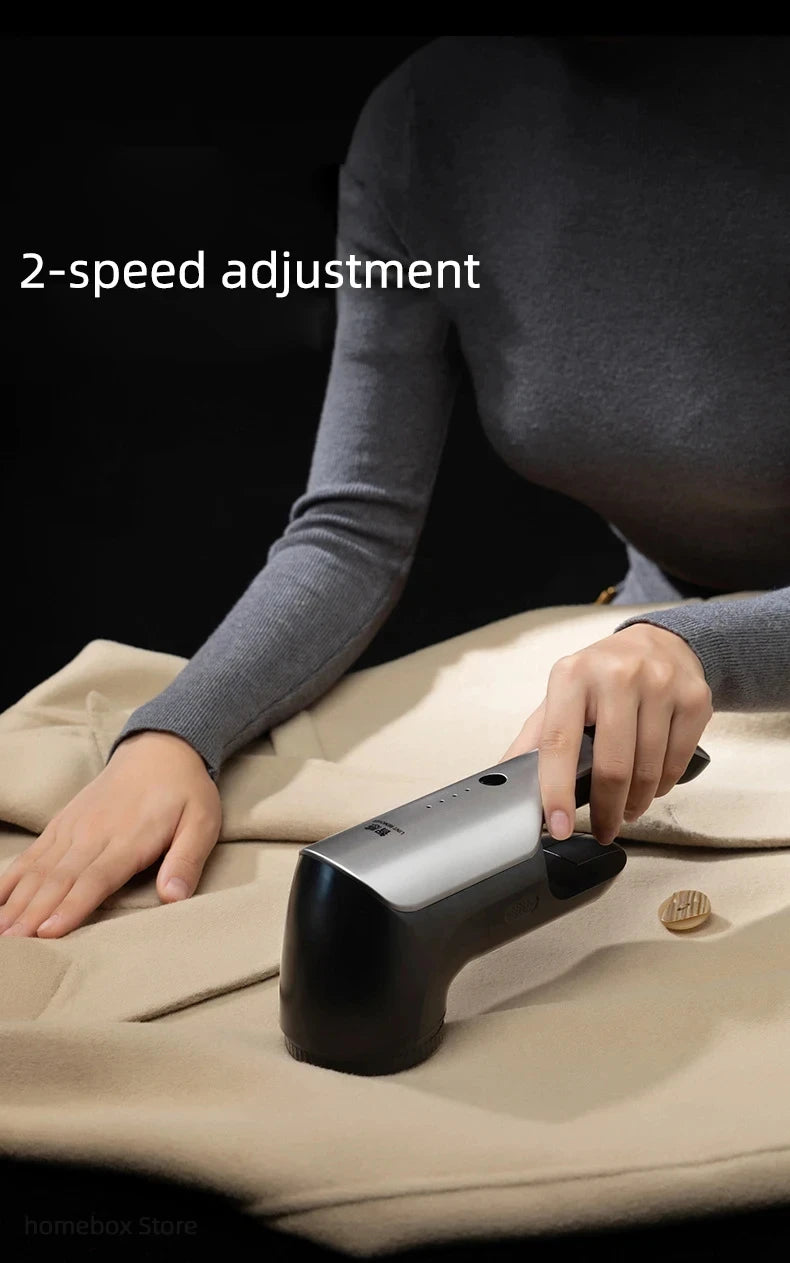 Tidesmit 45W commercial electric lint remover for clothes featuring a high-speed professional hairball trimmer head.