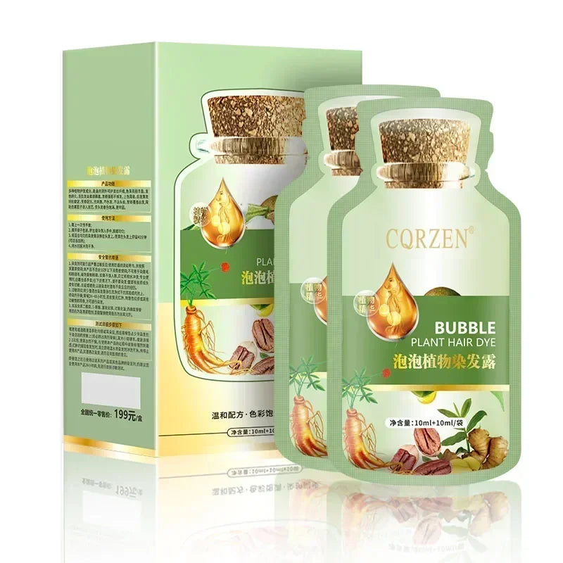 Hair Color Shampoo Cover Gray Hair 5 Minutes Change Hair Color Non-Irritating Hair Dye Shampoo DIY Fashion Hair Color Hair Care
